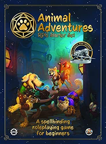STEAMFORGED Animal Приключения: Стартов комплект за RPG (SFAA-SS) , черен