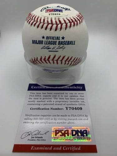 Хектор Санчес Сан Франциско Джайентс Подписа АВТОГРАФ OMLB Baseball PSA DNA - Бейзболни топки с Автографи
