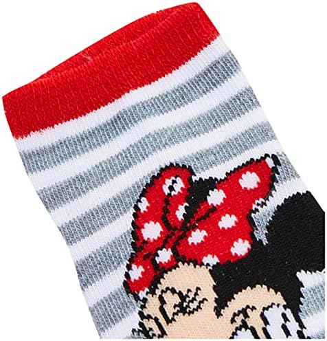 Disney Girls Minnie Mouse 5 Опаковки Ежедневните Чорапи за Коротышек