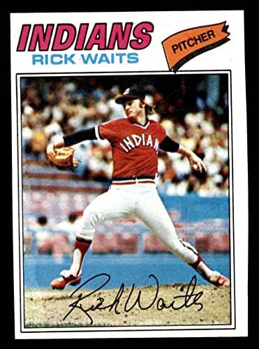 1977 Topps 306 Рик Уэйтс Кливланд Индианс (Бейзболна картичка) EX индианците
