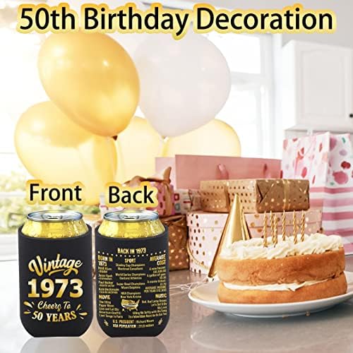 Украса BdayPtion на 50-ия рожден ден за мъже и жени, Украса за парти, за да отбележат 50-годишнината си, за да проверите за парти в чест на 50-годишния рожден Ден, Подарък за п?