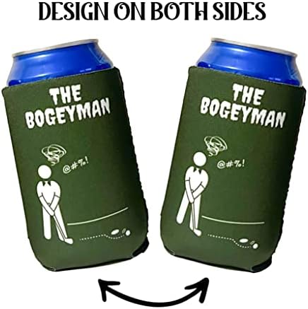 Забавни кузи на тема голф Coozie Kings - Чудесен подарък за всеки играч на голф - висок Клас неопреновый материал - 6 опаковки (стандартна банка бира / сода от 12 унции)