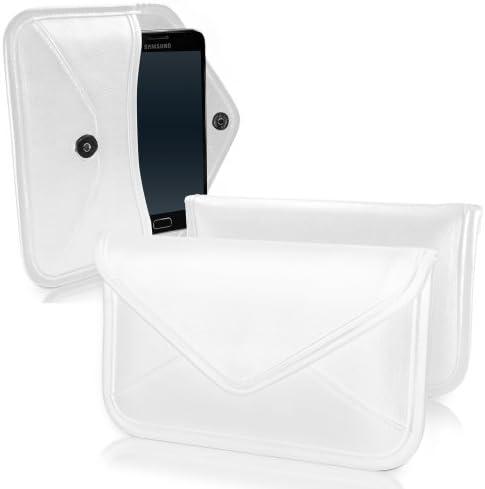 Калъф BoxWave за Alcatel OneTouch Idol 3 (5.5) (Case by BoxWave) - Луксозен Кожен калъф-месинджър, чанта-плик от изкуствена