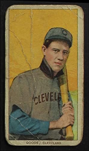 1909 T206 Уилбър Худ Кливланд дневен сън (индианците) (Бейзболна картичка) (Погрешно е записано като Goode) СПРАВЕДЛИВ