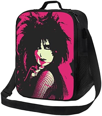 VVEDIK Siouxsie and the Banshees Чанта за Обяд Модерен Унисекс-Водоустойчив Лесен Контейнер за Обяд с голям Капацитет, плътна чанта за bento за Мъже И Жени