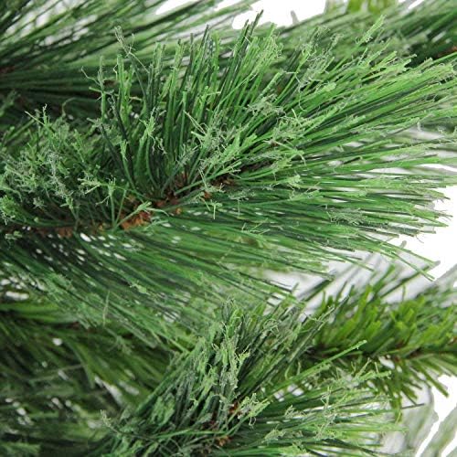 Изкуствена Коледна елха Northlight Pine въз основа на чул, 18 инча, Зелена
