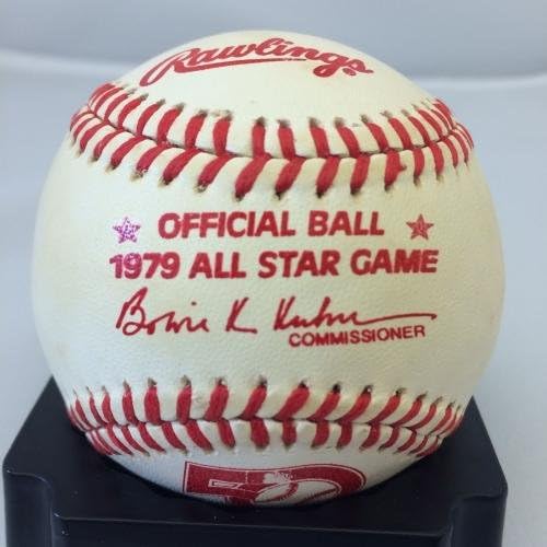 Рядко Сингъл Earl Averill с Автограф на играч на бейзбол, 1979 г. All Star Game Jsa Coa - Бейзболни топки с автографи
