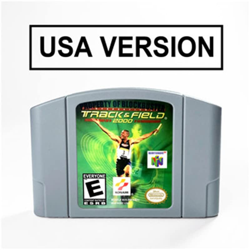 International Track & Field 2000 За 64-битов игра касета Американската версия на Формат NTSC