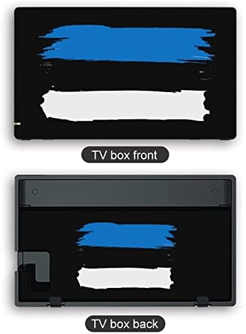 Знаме на Естония Термоаппликационные Етикети Покриват Защитно предната панел за Nintendo Switch