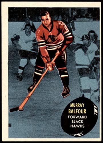 1961 Топпс 33 Мъри Бальфур Чикаго Блекхоукс (Хокейна карта) БИВШ Блекхоукс