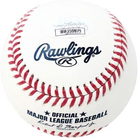 Рафаел Деверс на Бостън Ред Сокс, Подписано Официално Удостоверяване на MLB Бейзбол JSA - Бейзболни топки с Автографи