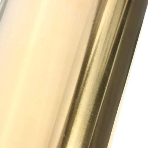 Латунная Плоча UMKY 0,8 мм x 200 мм x 0,5 м Тонколистовая Метална Плоча от Месинг Меден Лист за обработка на метали Метално фолио