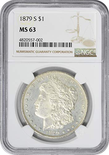Доларът Морган 1879 г. S MS63 NGC
