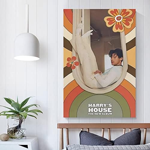 Harry ' s House Стилове Обложка на музикален албум Плакати (2) Стенни Художествени Картини на Платното за Декора на Стените