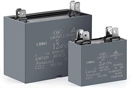 LIDON 2 елемента CBB61 Пусков кондензатор на вентилатора на климатика 450 1,2 icf 1,5 icf 2 icf 2,5 icf 3 icf 3,5 ICF