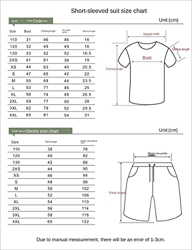 MARLLCO Комплект от тениска и Шорти Backwoods за Мъже, Тениски Backwoods, Дрехи за най-Готините Летни Спортове, Плажни