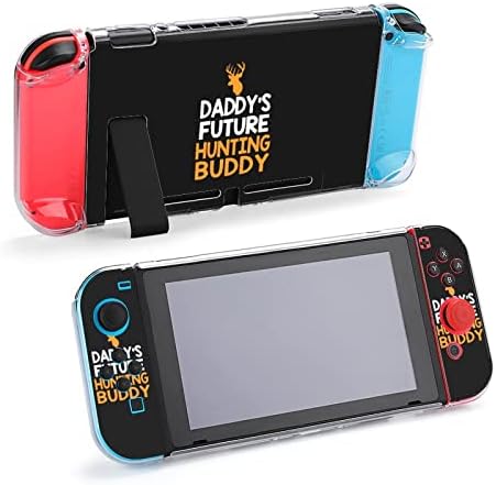 Татко Future Hunting Buddy е Съвместим с Switch Сладък Защитен Калъф, Прикрепляемый Калъф с принтом за Nintendo Switch и Joy-Против