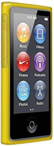 Калъф Amzer Soft Gel TPU Гланц Skin Fit за Apple iPod Nano 7G (Полупрозрачен бял)