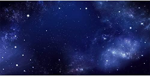 Размер 36x24 инча Galaxy Аквариум Фон Синята Мъглявината в Звездното Нощното небе Фон на Аквариума за риби Космическа