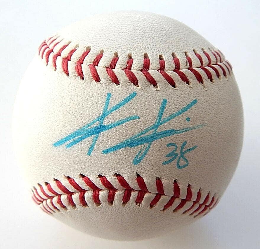 Кайл Кендрик Подписа Автограф на Уилсън най-Високата най-Ниската лийг Бейзбол с Автограф - Бейзболни топки С Автограф