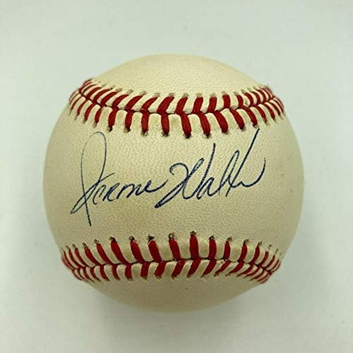 Джером Уолтън е Подписал Официален Автограф на Националната лига Бейзбол - Бейзболни топки с Автографи