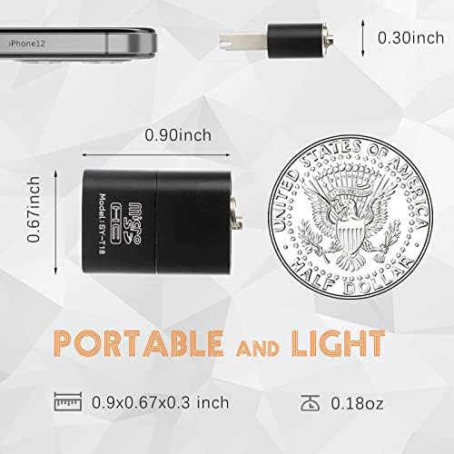 [3 опаковки] четец за карти Micro SD за Android, Адаптер Micro SD Card to USB, четец на карти TF с мини размер за устройство