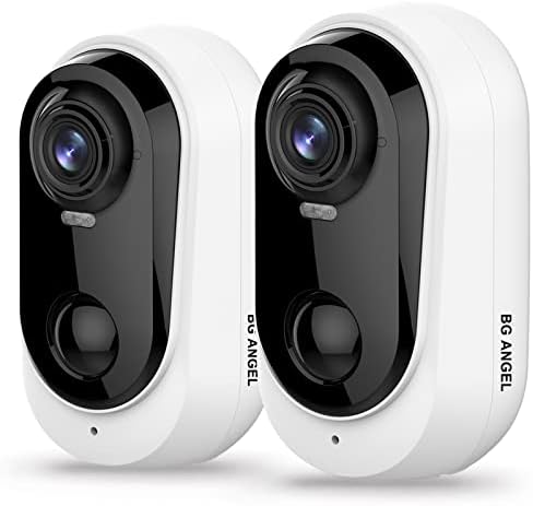 Външна Камера за сигурност, Безжични Камери за домашно наблюдение 1080P, WiFi-Камера С захранването От батерията, Цветно