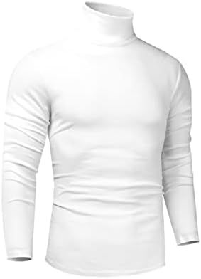 Мъжки Поло Оборудвана Пуловер Топ С Дълъг Ръкав Термо Базова Тениска
