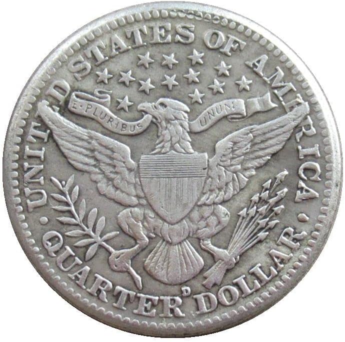 25 Цента Барбър 1911 Г. сребърно покритие Копие на Възпоменателни монети