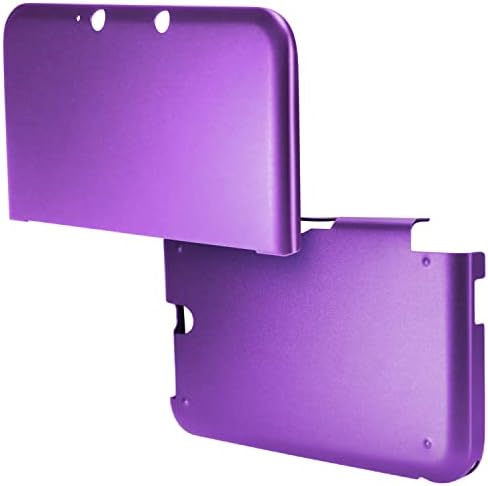 ОСТЕНТ Противоударная Твърда Метална кутия, Калъф-хастар за Nintendo 3DS XL LL (лилаво)