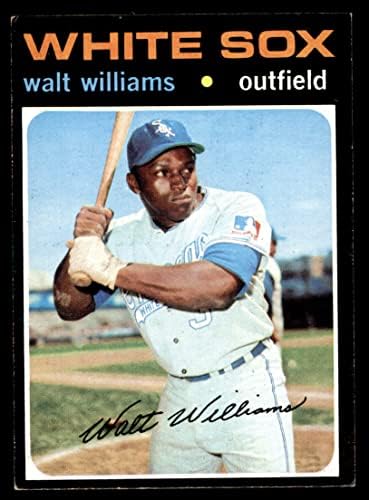 1971 Topps # 555 Уолт Уилямс Чикаго Уайт Сокс (Бейзболна картичка) EX/Mount Уайт Сокс
