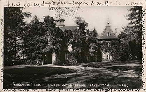 Саннисайд, Къща Вашингтон Ървинг Ирвингтона, Ню Йорк, Ню Йорк Оригиналната Антични Картичка