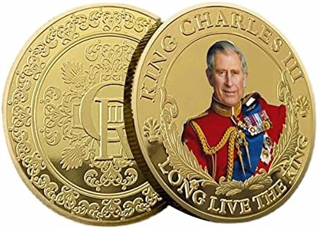 Монета в чест на Коронацията на крал Чарлз III Липси, Възпоменателна Монета на Крал Чарлз, са подбрани Монета Със Статуята
