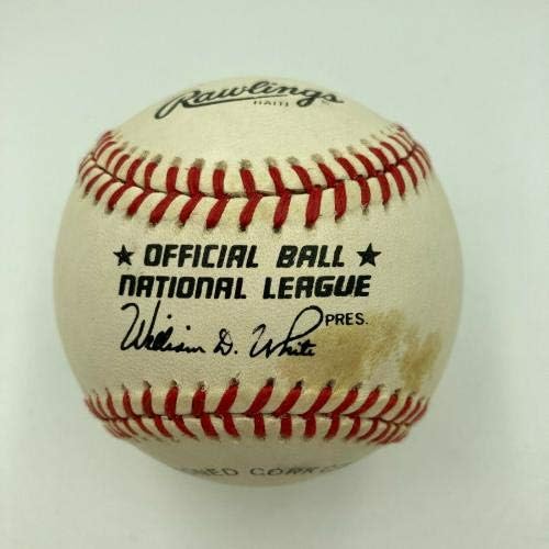 Джером Уолтън е Подписал Официален Автограф на Националната лига Бейзбол - Бейзболни топки с Автографи