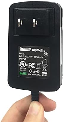 Захранващ Адаптер MyVolts 12V Съвместимо с Външен твърд диск Western Digital WD15000H1CS-00/Уплътнител за него - штепсельная