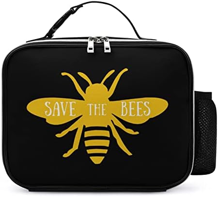 Запазване на Пчелите, Множество Чанта за Обяд, Изолирано Кутия за Хранене, Хладилник Чанта-Тоут за Жени, за Мъже, за