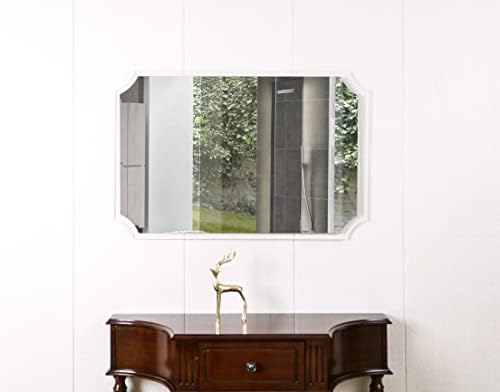 MAIHAUZ Голямо Скошенное направи различни съоръжения Правоъгълно Огледало за Тоалетка маса Огледало за Баня 24X36 см