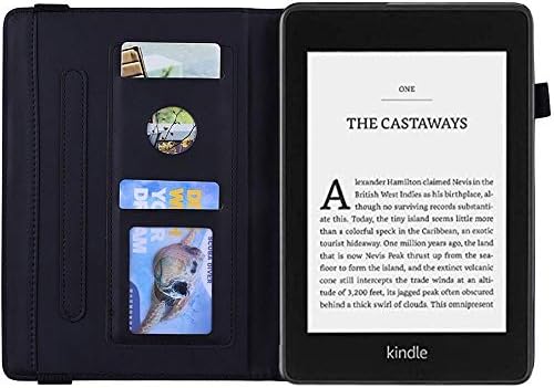 Калъф за четец на електронни книги FANGDUHUI, Ретро калъф за електронна книга от Изкуствена кожа за 2018 Kindle Paperwhite 4 Калъф 10-то поколение Kindle Paperwhite 1 2 3 4 2018 Калъф