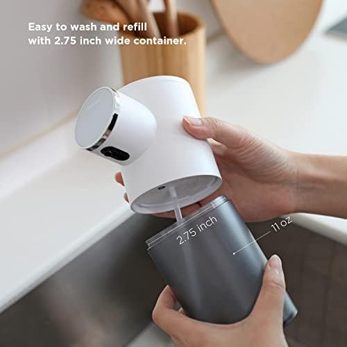 Автоматично дозиране система сапун за ръце mooas Soft Bubble 320 мл/11 грама, Акумулаторна Опаковка Пенящегося сапун,