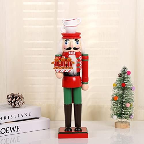 Коледен Лешникотрошачката Войници Кукли на Декорация: 38 см Стои Лешникотрошачката Дървена Кукла-Марионетка Коледни Играчки