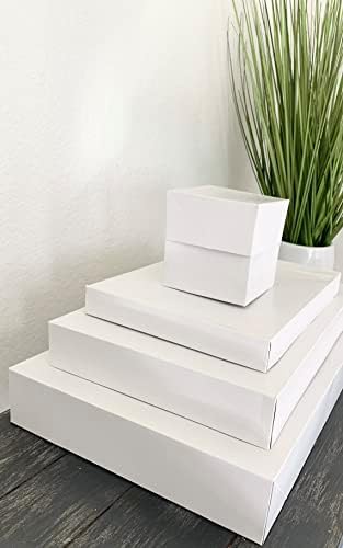 подаръчни кутии от картон в бял цвят