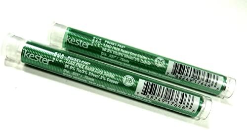 Спойка Kester: 83-7068-1402 Покет опаковка за спойка, Без съдържание на олово Диаметър 0,031 инча, 1.5 инча, 2 опаковки
