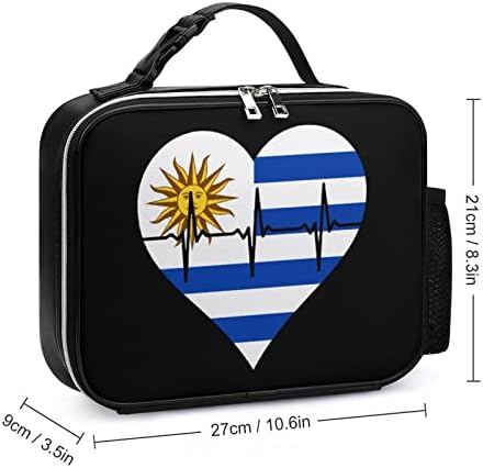 Love Uruguay Сърцебиене Обяд-Чанта Изолиран Обяд-Бокс Множество Чанта-Тоут за Работа в Офис Пътуване