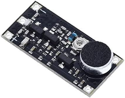Rakstore 88-115 Mhz Модул, FM-предавател с микрофон 2V DC 9V 9mA Безжичен Кола FM-радио Предавател Такса