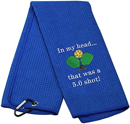 MEIKIUP Подарък за любителите на Пиклбола Спортно кърпа за Пиклбола с бродерия, кърпи за Пиклбола, подарък за пиклбольных