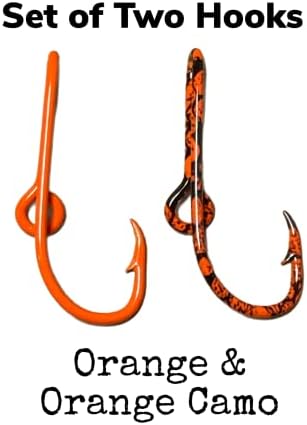 Орлиный Нокът Оранжево, Камуфлаж и Ярко Оранжево Кука за Риболов Кука Шапки за Шапки Orange Камуфлаж и Ярко Оранжево
