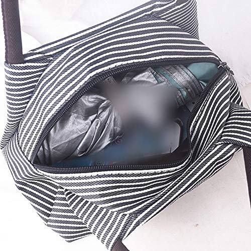 EZURI Дамски Холщовая Чанта За Пазаруване, Дългогодишна Множество Сгъваема Чанта През рамо, чанта-тоут, тъканно чанта