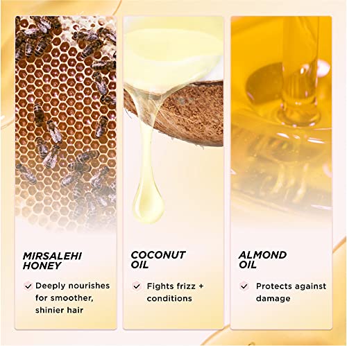 Масло за коса с мед Gisou Travel Size, богато на мед Мирсалехи, дълбоко подхранва и овлажнява косата (1,7 течни унции)