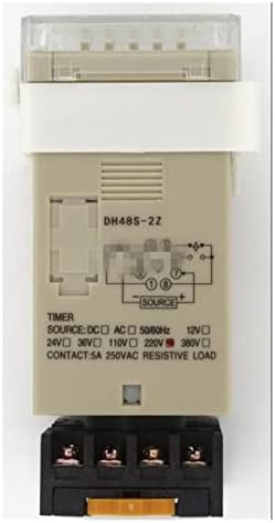 KAPPDE DH48S-2Z H5CN 0,01 s-99H99M Цифров таймер, реле със закъснение от 8 контакт SPDT 2 Групи контакти забавяне DC12V