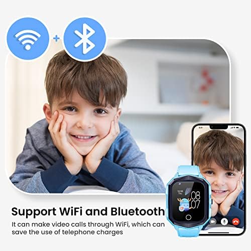 Laredas Разблокировал 4G LTE Детски смарт часовник-телефон, Детски смарт часовник с HD-камера, SMS, на повикване през Wi-Fi интернет, гласови и видеочатом, Bluetooth, 4G Детски часов?